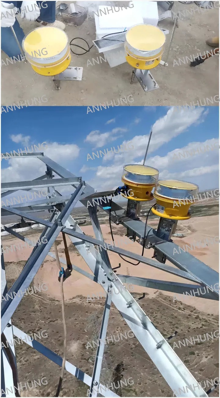 ultimo caso aziendale circa Casi di installazione di luci di ostruzione aerea a media intensità a energia solare