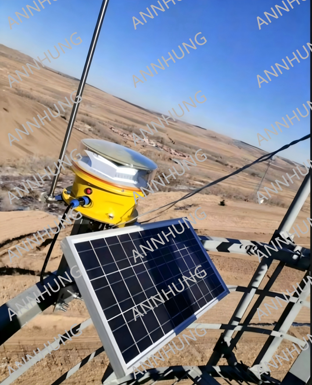 ultimo caso aziendale circa Esposizione di un caso di progetto di una luce di ostruzione aerea a media intensità a energia solare