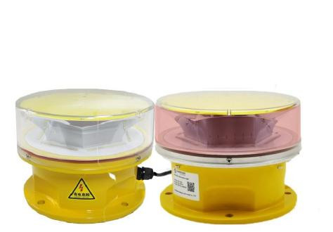 La polvere UV media rossa bianca doppia della protezione della luce di ostruzione di aviazione dell'intensità del LED ha ricoperto