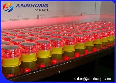 Luce di ostruzione rossa di aviazione del LED con la funzione di controllo di GSM per la torre