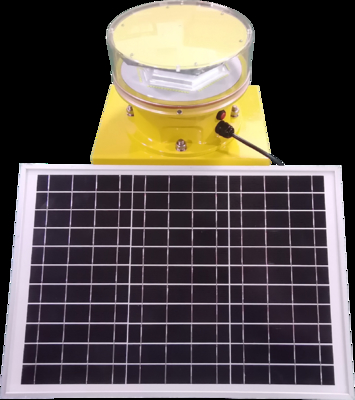 Luce di ostruzione aeronautica solare in silicio monocristallino per ambienti con umidità relativa dal 10% al 95%