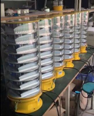 Fabbrica diretta di alta intensità IP67 impermeabile 360 angolo di fascio luce di ostacolo all'aviazione LED con 200.000cd intensità