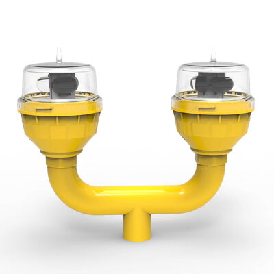 Lumiera di ostacolo per l'aviazione a LED impermeabile IP66 conforme all'ICAO con durata di vita di 100000 ore