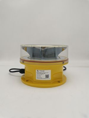 60FPM GPS Sync LED Aviation Obstruction Light con policarbonato UV per avvertenze aerei a media intensità